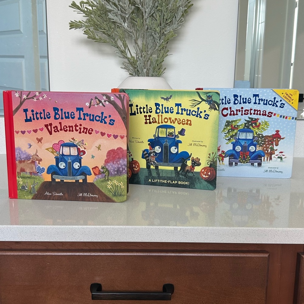 Little Blue Truck’s Holiday Book Set